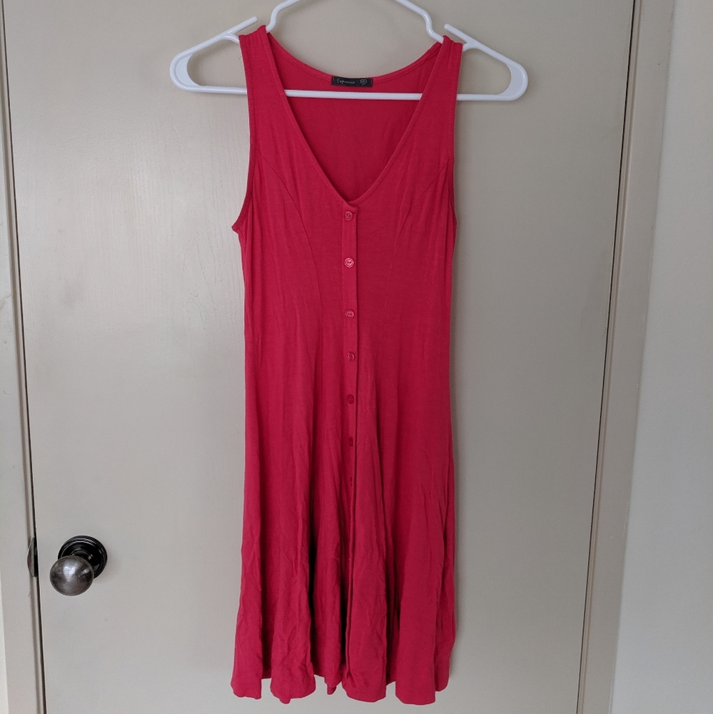 Mini swing dress for summer